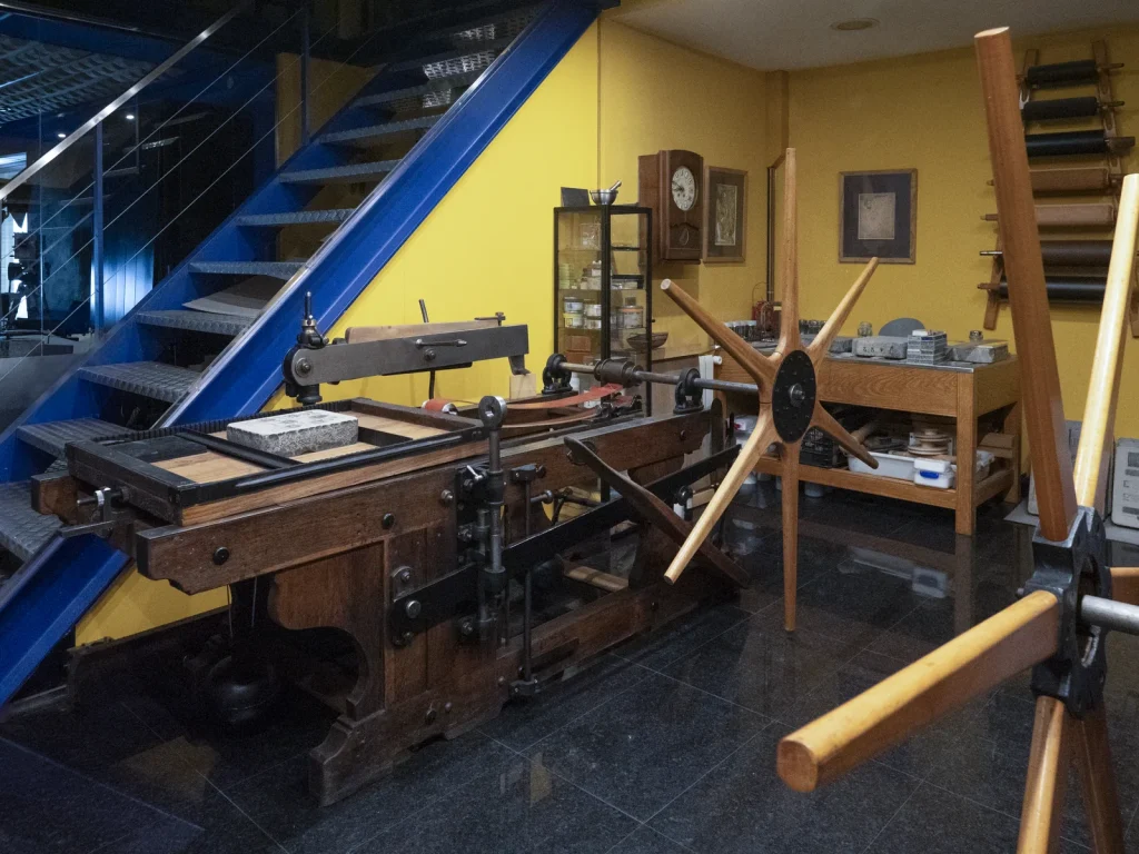 Prensas litográficas del taller de Radical'Art